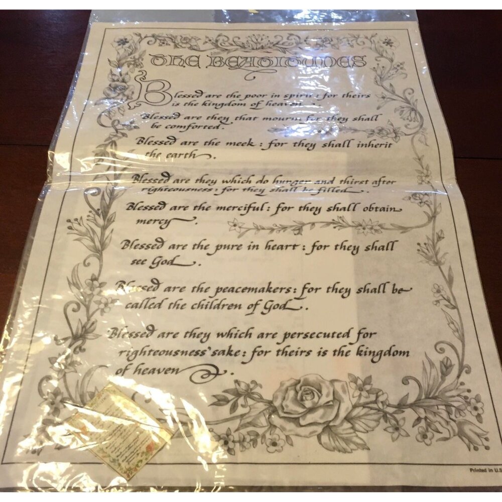 Tri Chem Pictures To Paint Paint By Numbers 7465 Beatitudes Sermon On The Mount